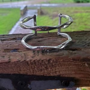 Brighton silver-plated bracelet with faux diamonds